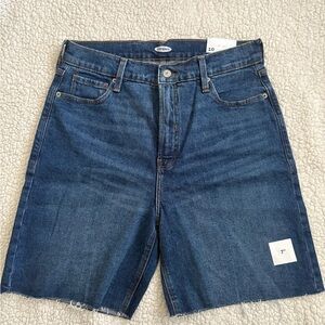 Old Navy Women's Dark Blue Denim Shorts